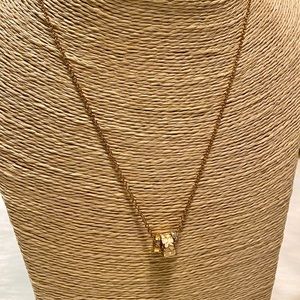 Coach Circle Necklace